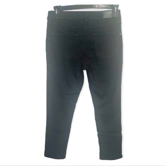 TAHARI Mid Rise Black Jeans Size 10 - Picture 3 of 3